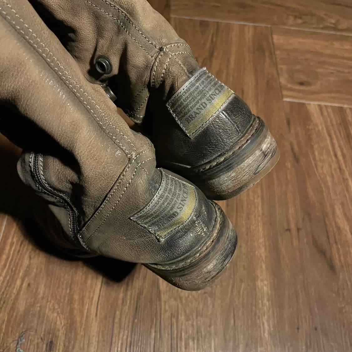 MANAS leather fur boots 상품이미지6