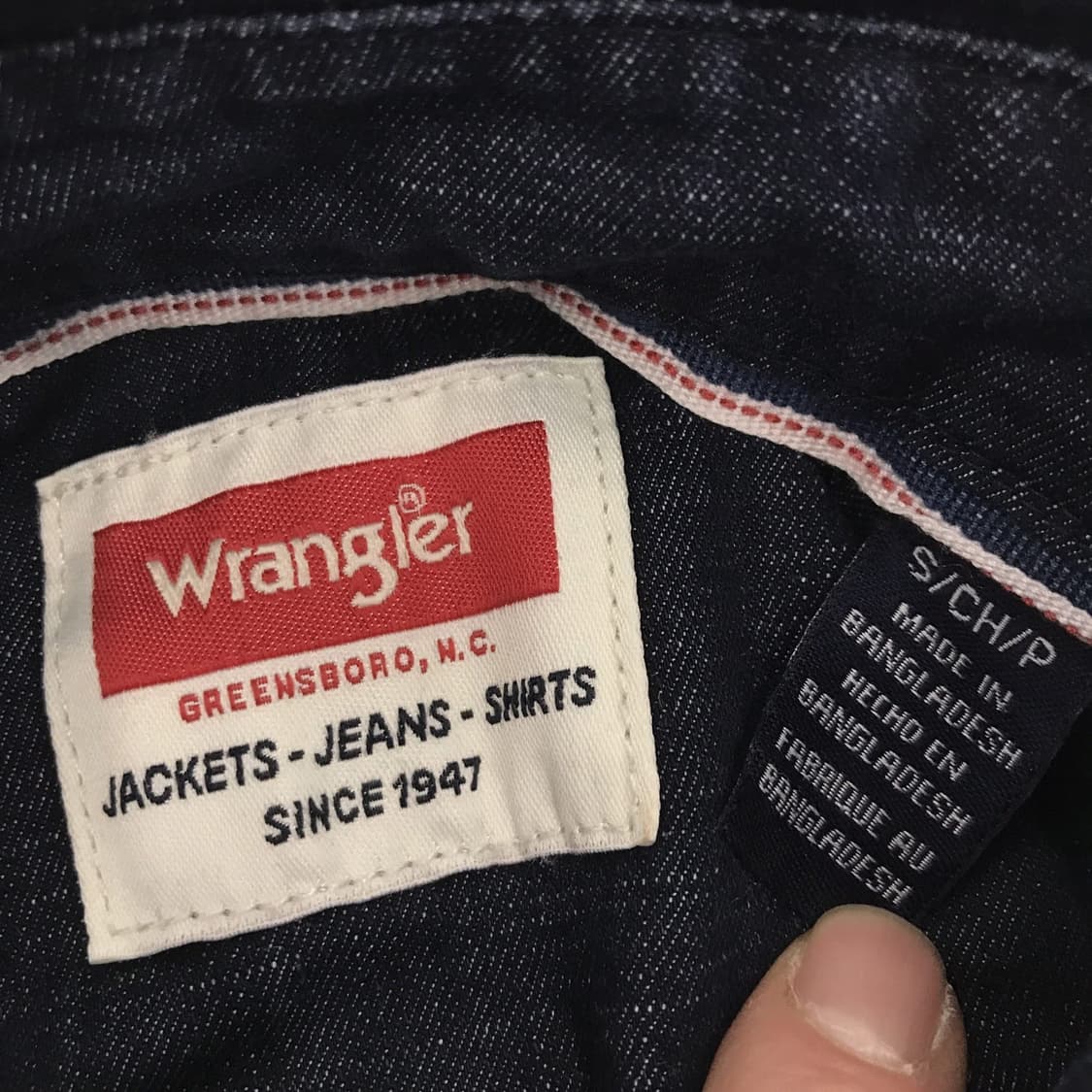 Wrangler 웨스턴 데님셔츠 [국내95] 상품이미지5