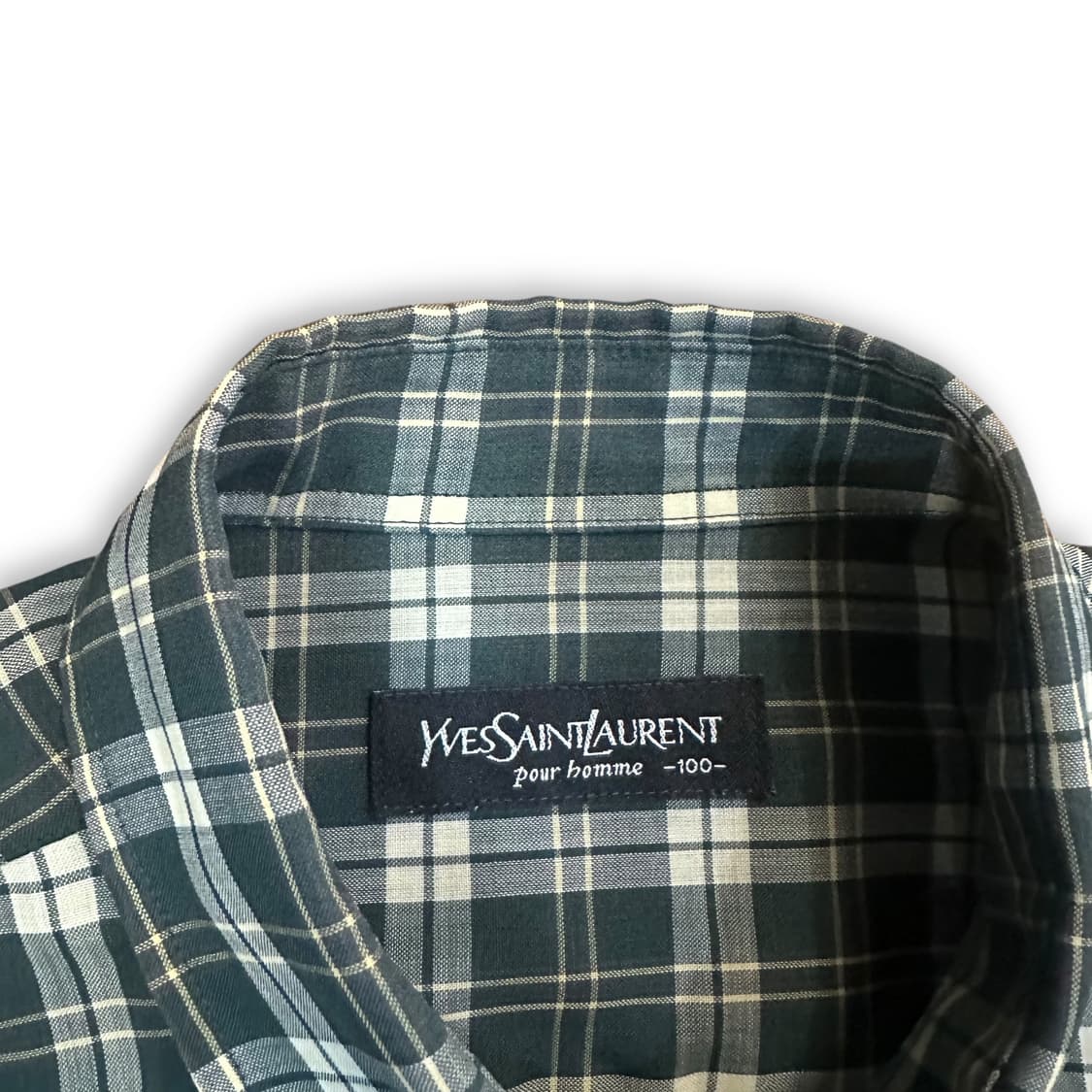 입생로랑 체크 셔츠 상품이미지4