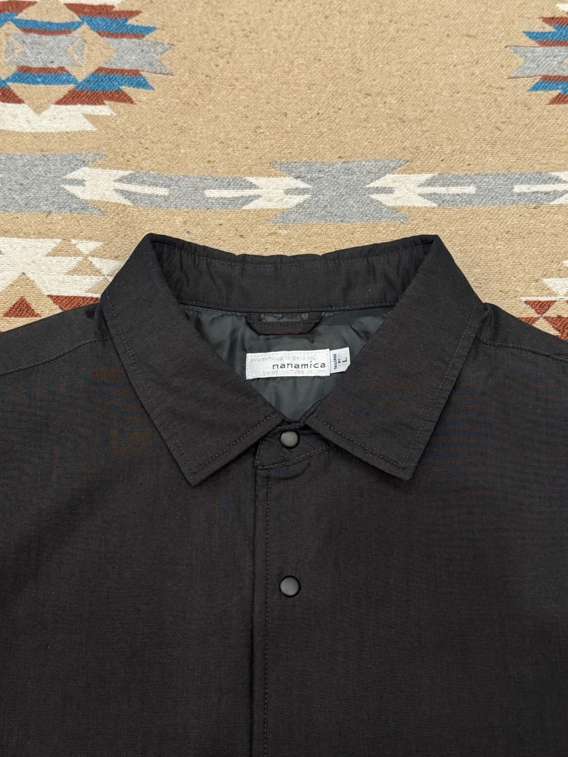 [L] 나나미카 인슐레이션 셔츠 자켓 헤더그레이 상품이미지2