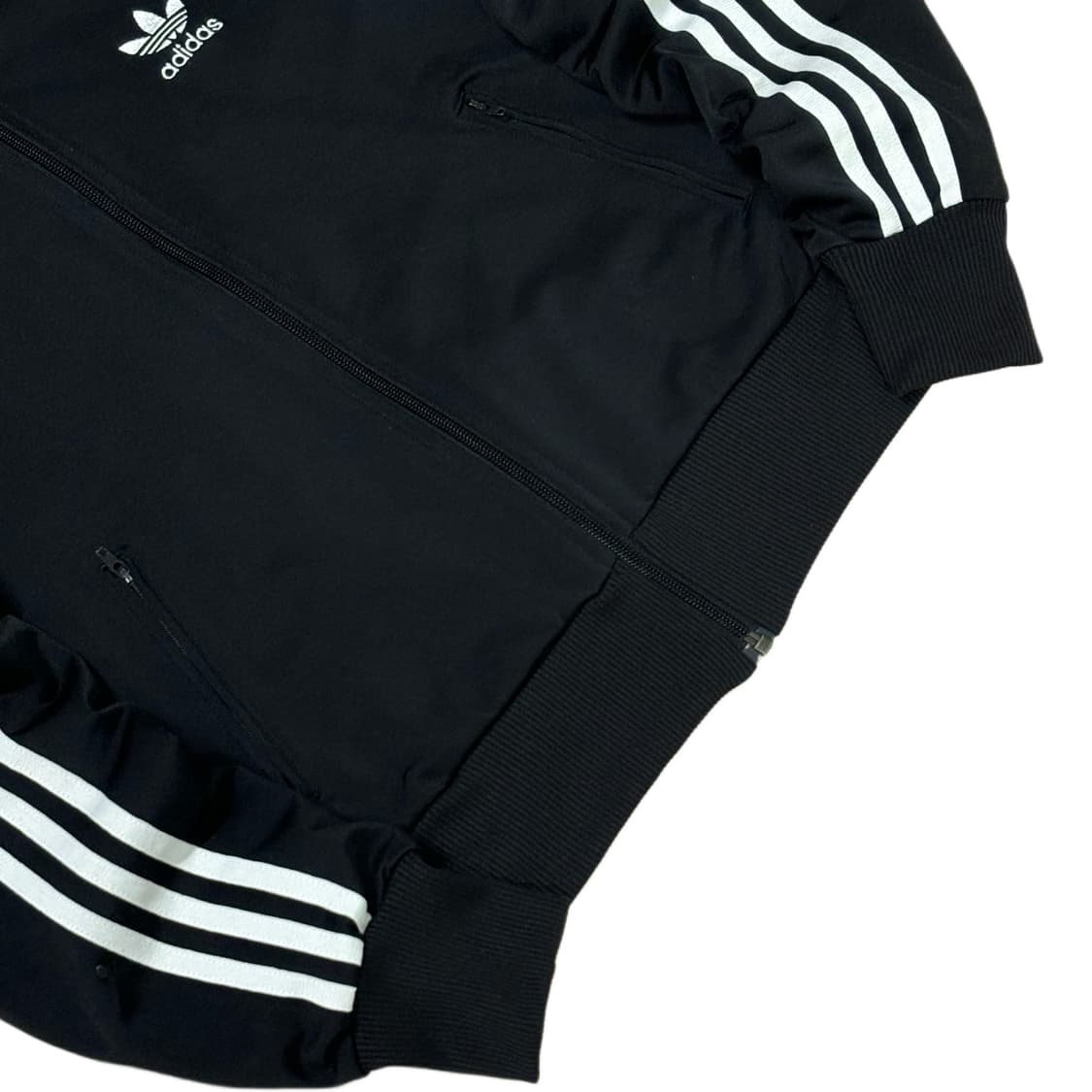 아디다스 여성용 파이어버드 져지 백로고 검흰 블랙 트랙 상품이미지3