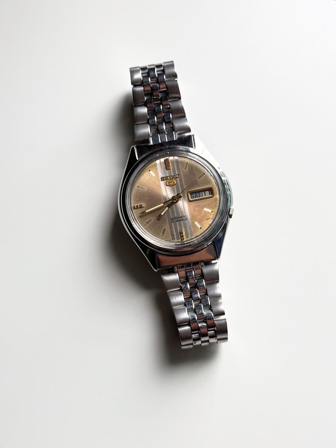 90s Seiko5 Autmatic Vintage Metal Watch 상품이미지1