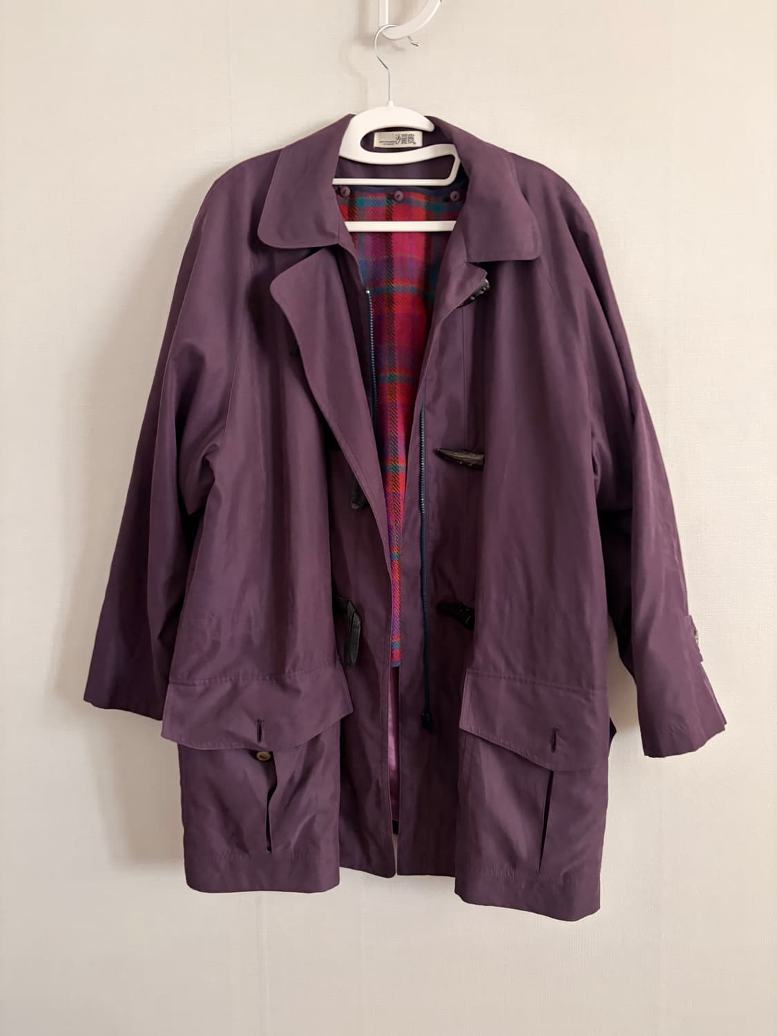 빈티지 퍼플 코트 상품이미지1