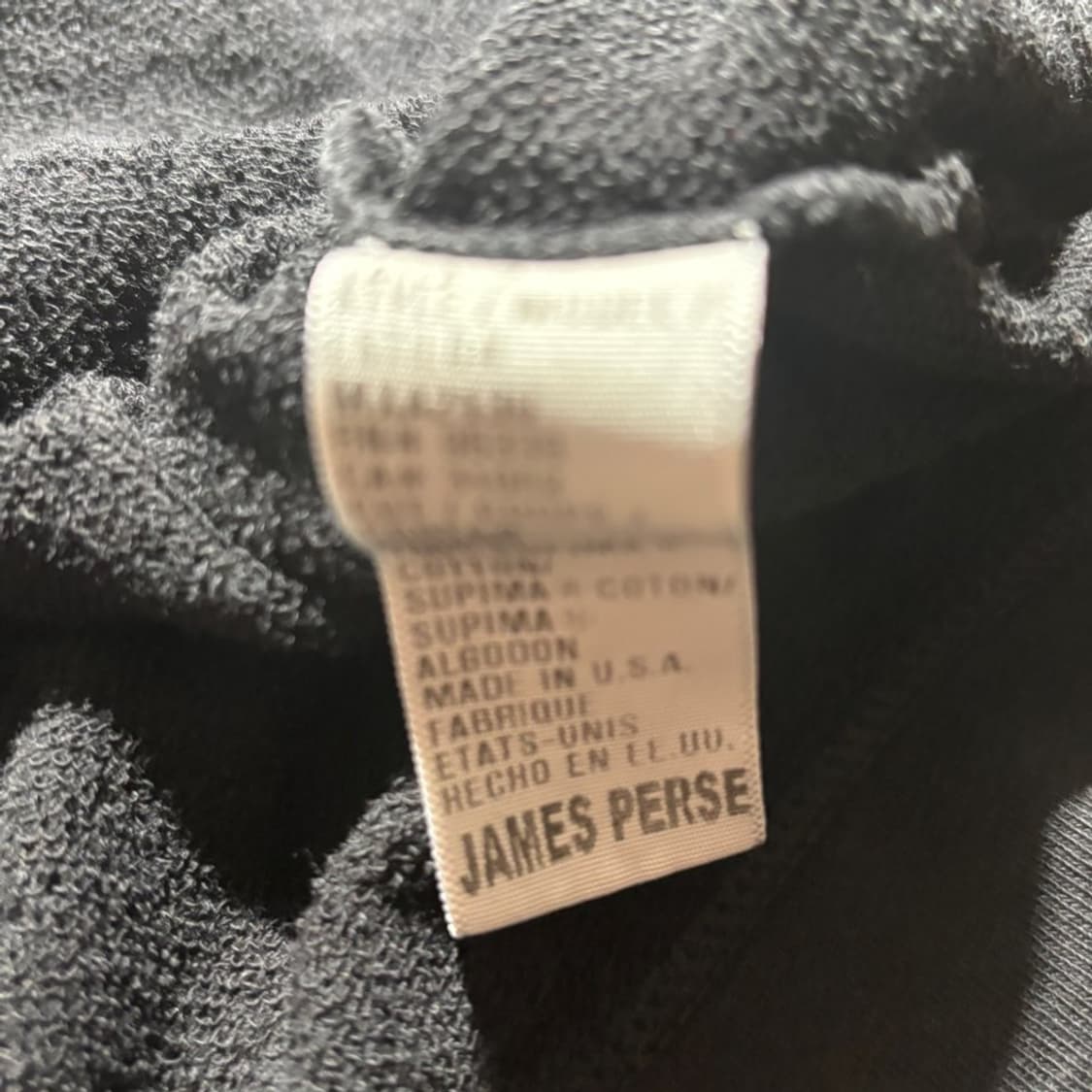 2) 제임스펄스 james perse 프렌치 테리 집업 후디 상품이미지4