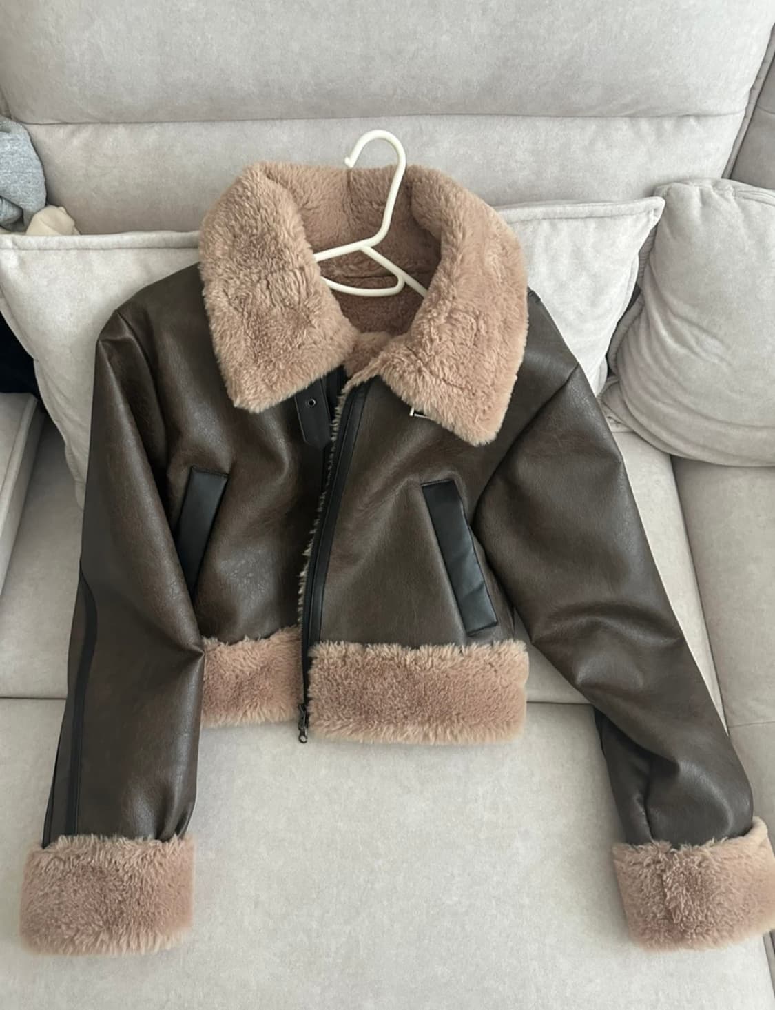 보헤미안서울 무스탕 브라운 상품이미지4