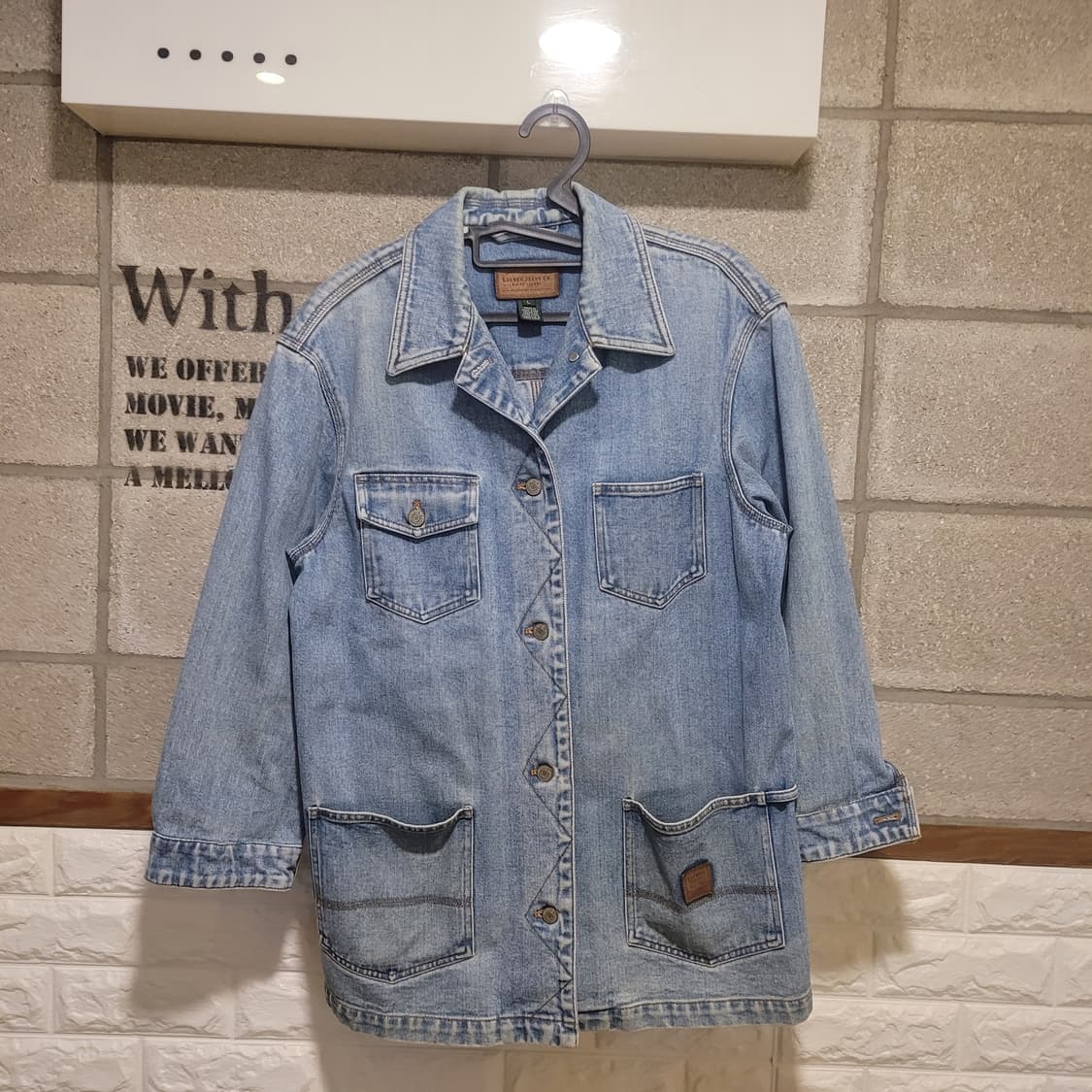 폴로 랄프로렌 데님 초어 자켓 L 상품이미지1
