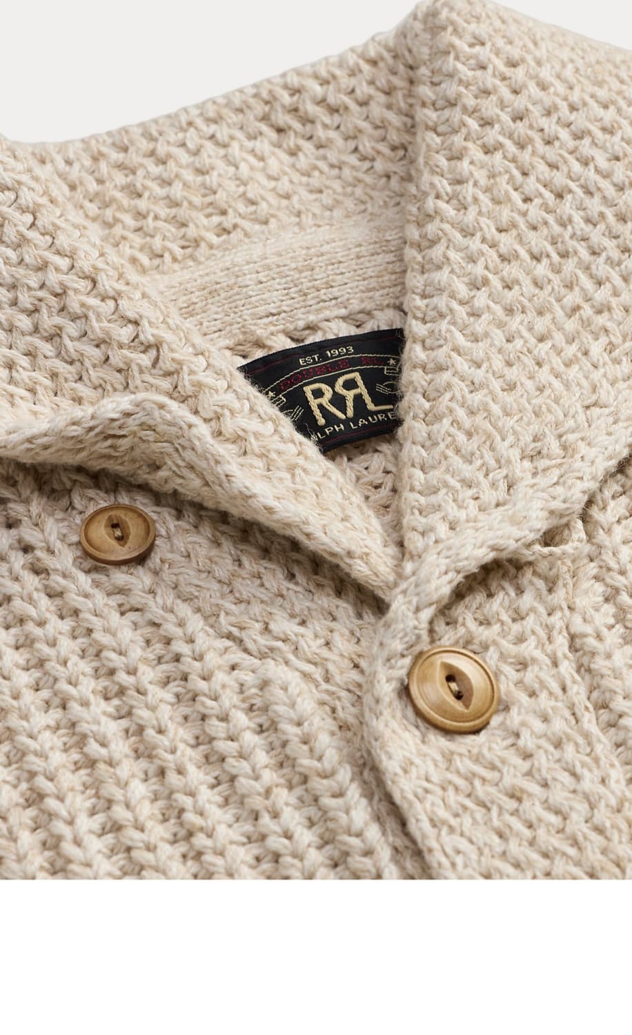 RRL 더블알엘 코튼 리넨 숄칼라 가디건 L 상품이미지3