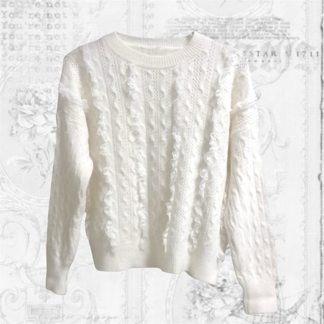 빈티지 달천깔 히메갸루 니트 모리걸 리즈리사 엑시즈팜 상품이미지1