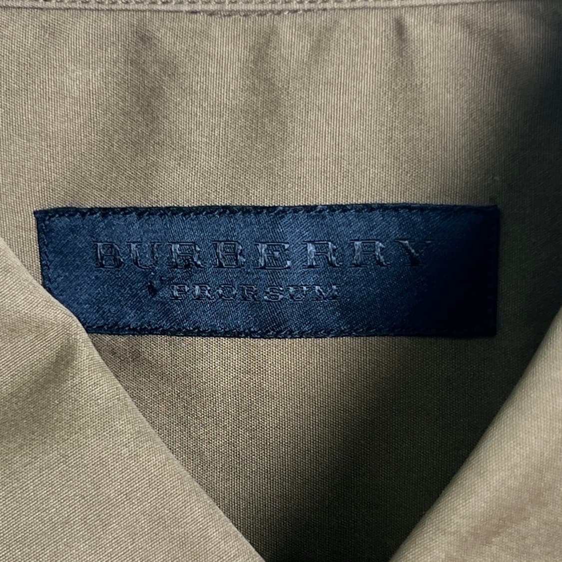 버버리 프로섬 브라운 코튼 셔츠 38 상품이미지3