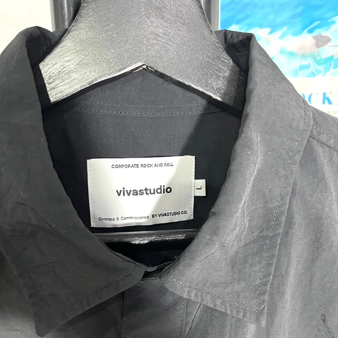 비바스튜디오 오버핏 나일론 셔츠 상품이미지4