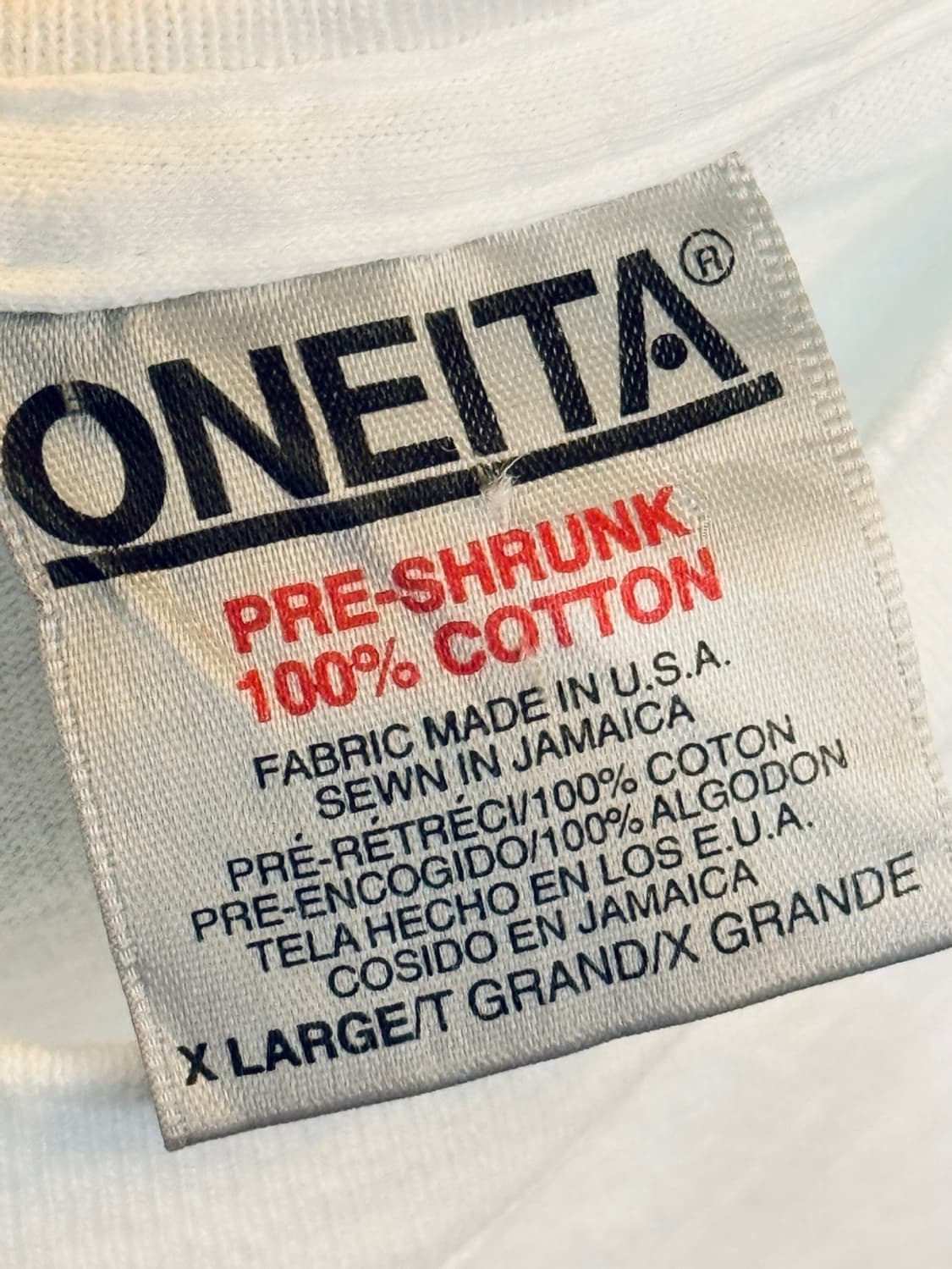  90S ONEITA 오네이타 기린 그래픽 XL 상품이미지5
