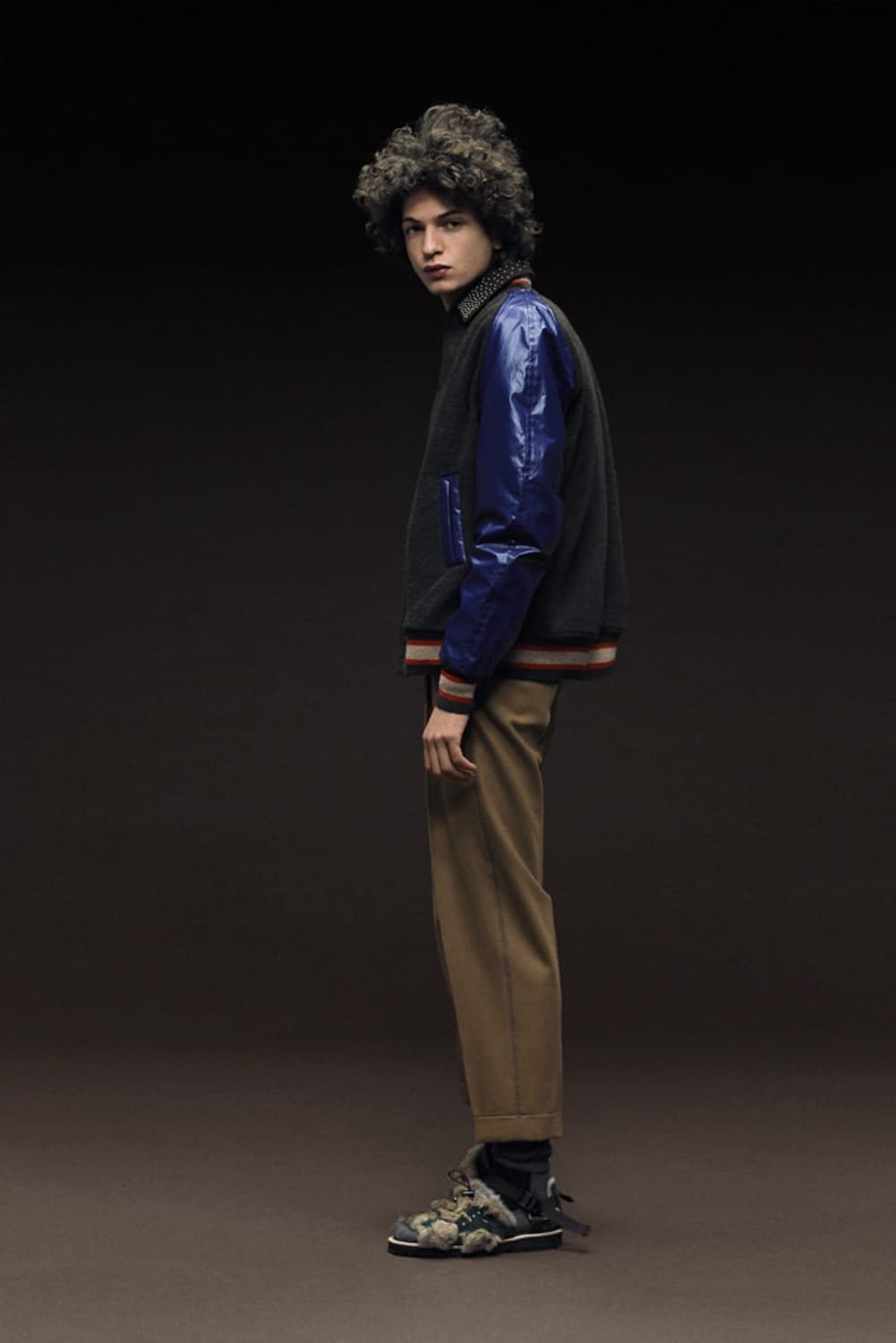 Kolor 18AW 사이드 스티치 울 팬츠 상품이미지1