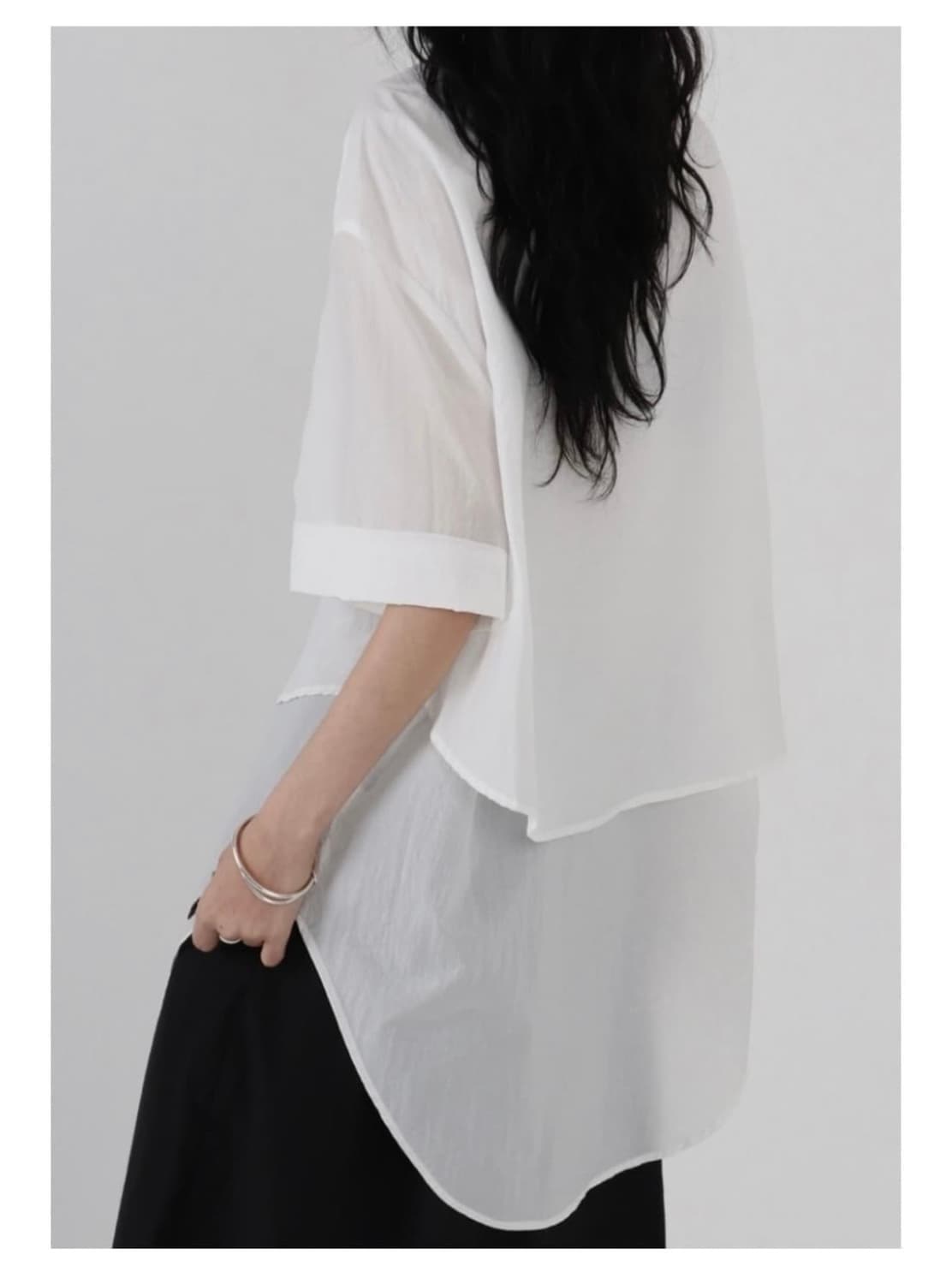 트리밍버드 레이어드 셔츠 상품이미지1