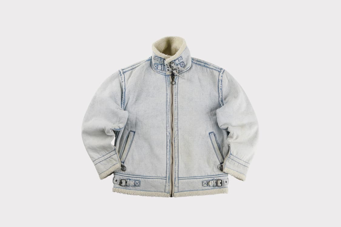 [M] 자라 B-3 모티브 연청 데님자켓 상품이미지1