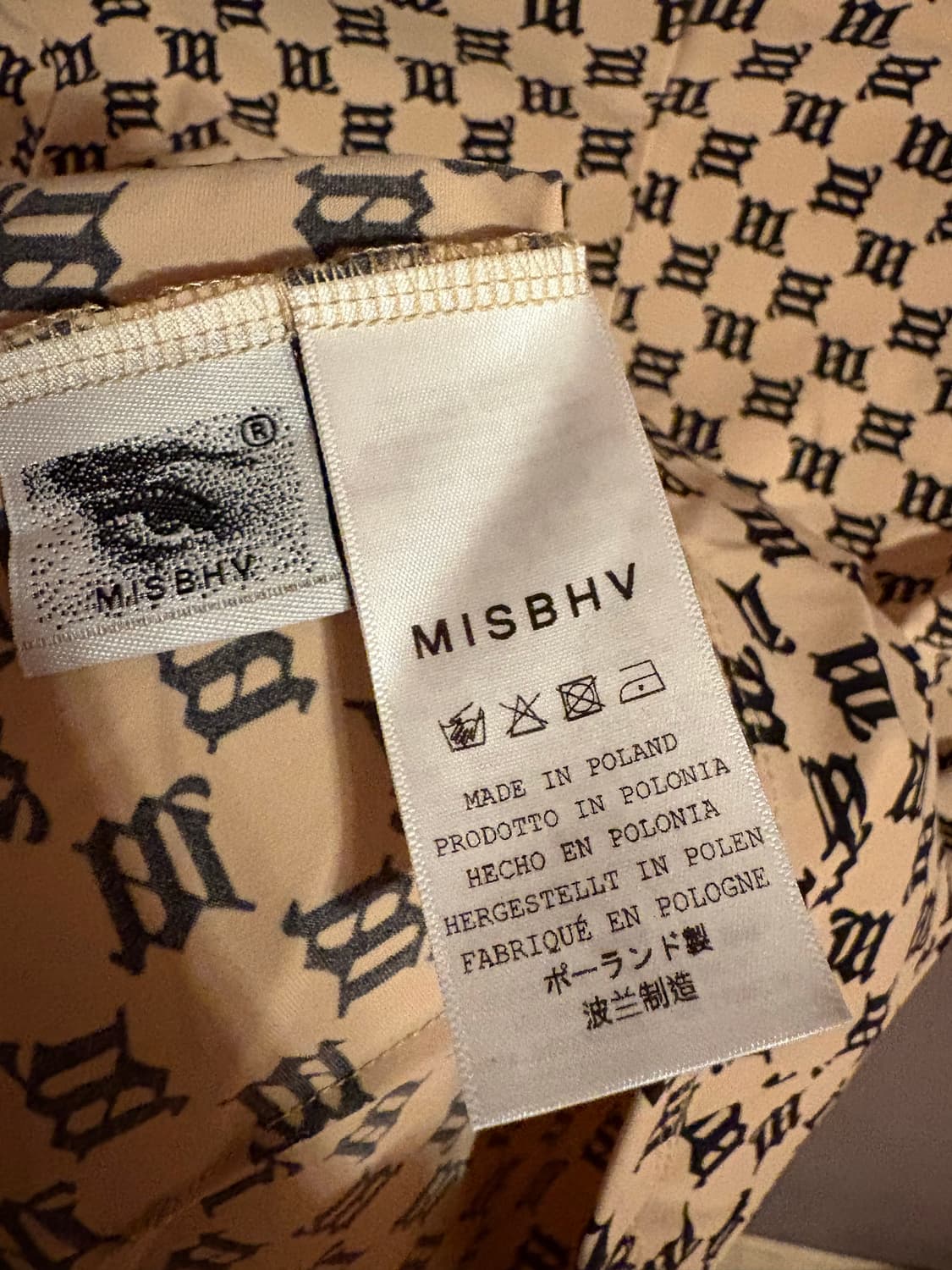 MISBHV(미스비헤이브) 모노그램 티셔츠 상품이미지3