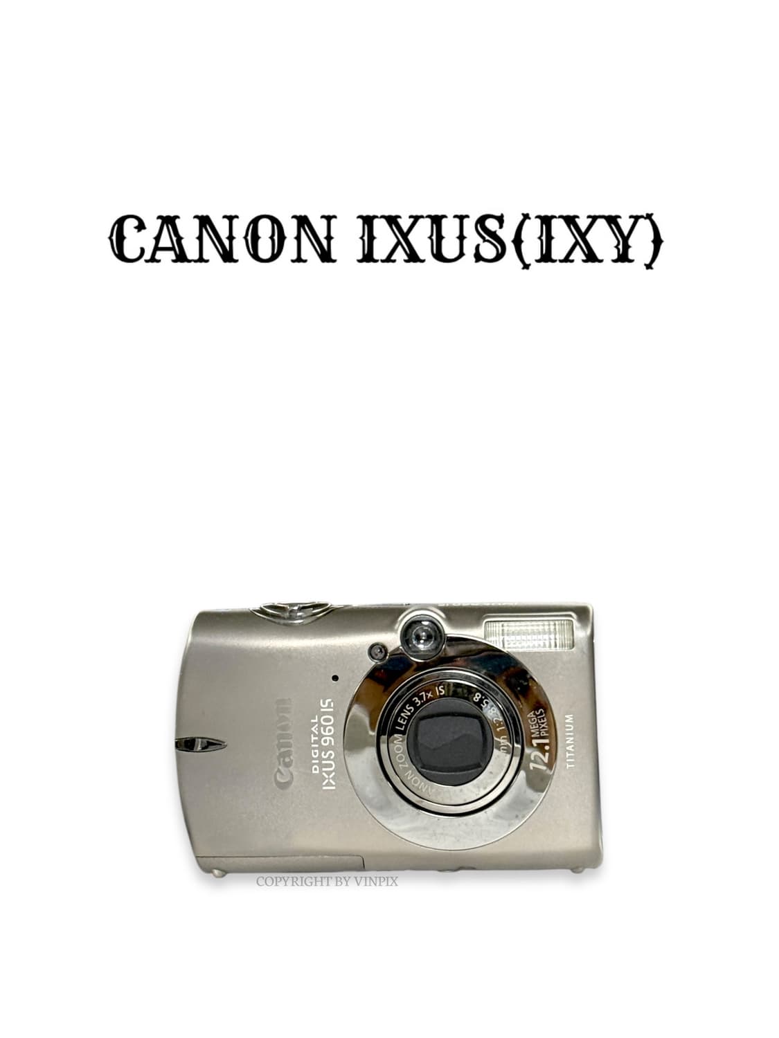 |카스테라색감🩶| 캐논 익서스 960 빈티지 디지털 카메라 디카 상품이미지1