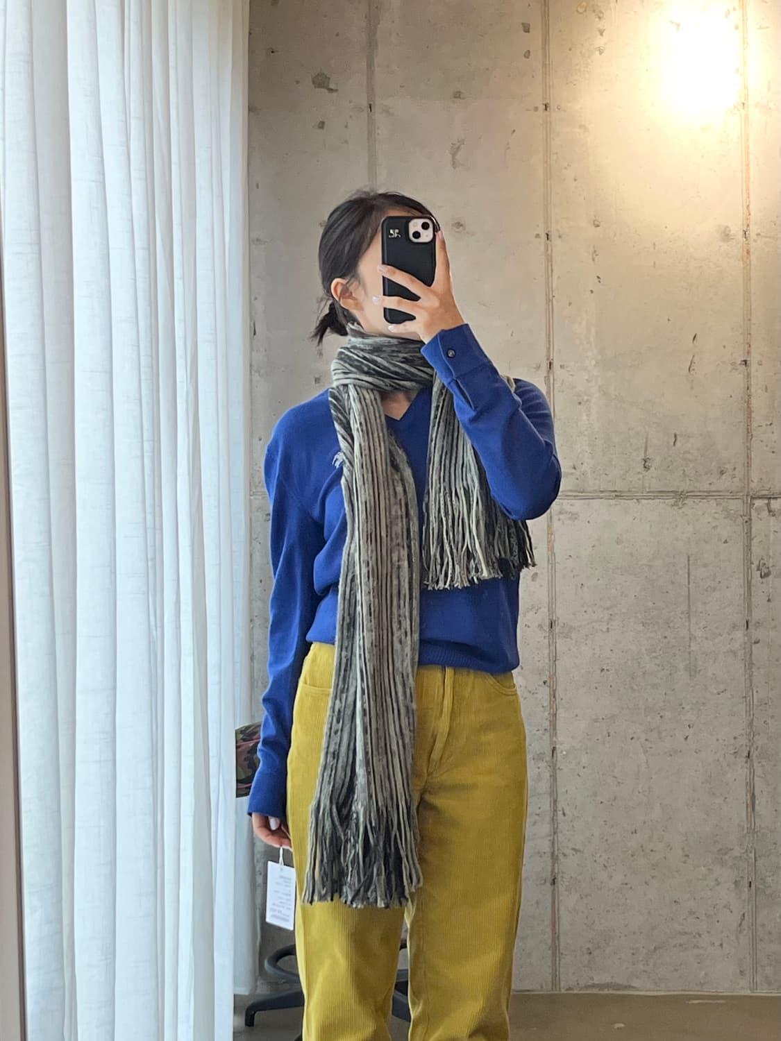 BEAMS 빔즈 스트라이프 머플러 상품이미지4