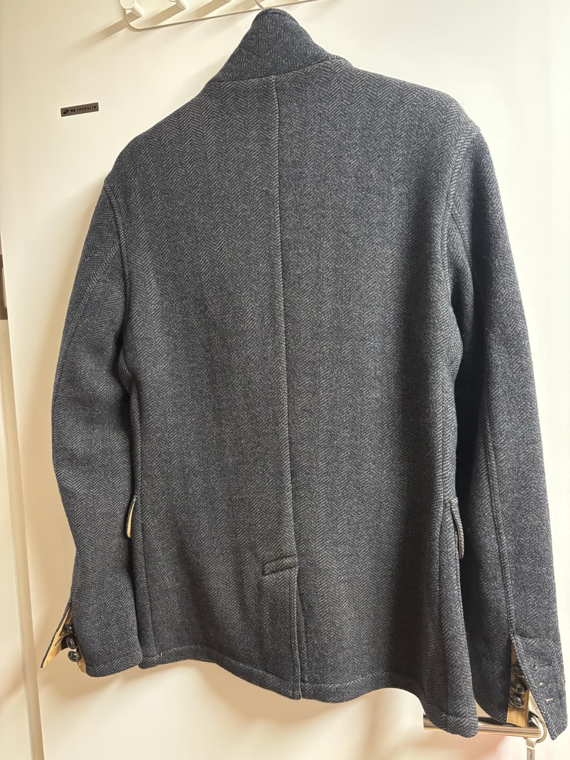 [M] 폴로 랄프로렌 울 헤링본 코트 차콜 상품이미지2