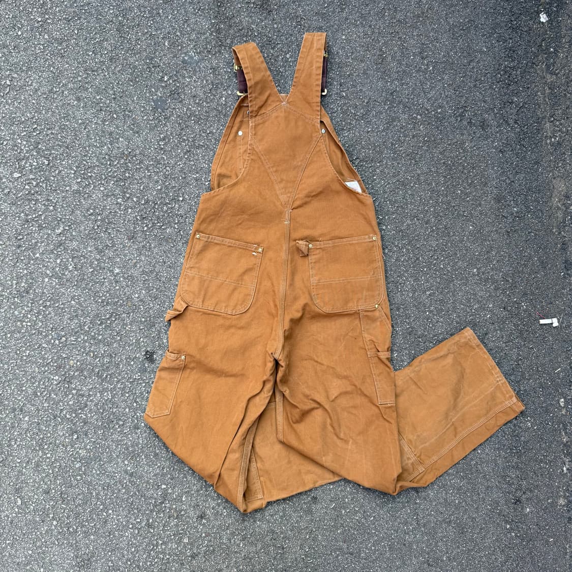 칼하트 된장 더블니 오버롤 상품이미지4