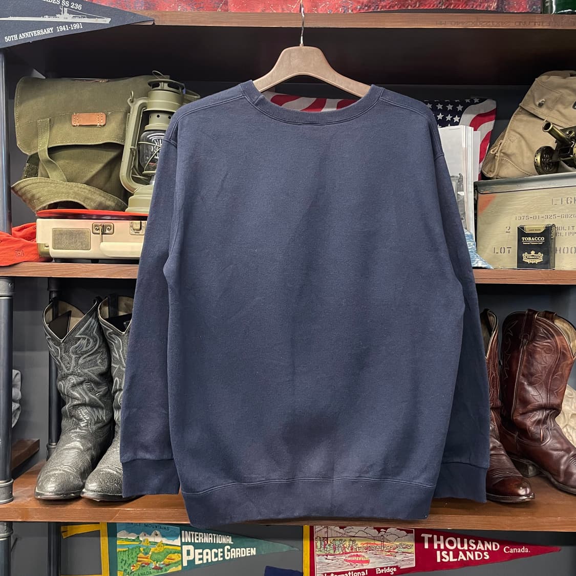 90s 러셀 어센틱 USA 블랭크 빈티지 맨투맨 스웻 셔츠 N107 상품이미지2