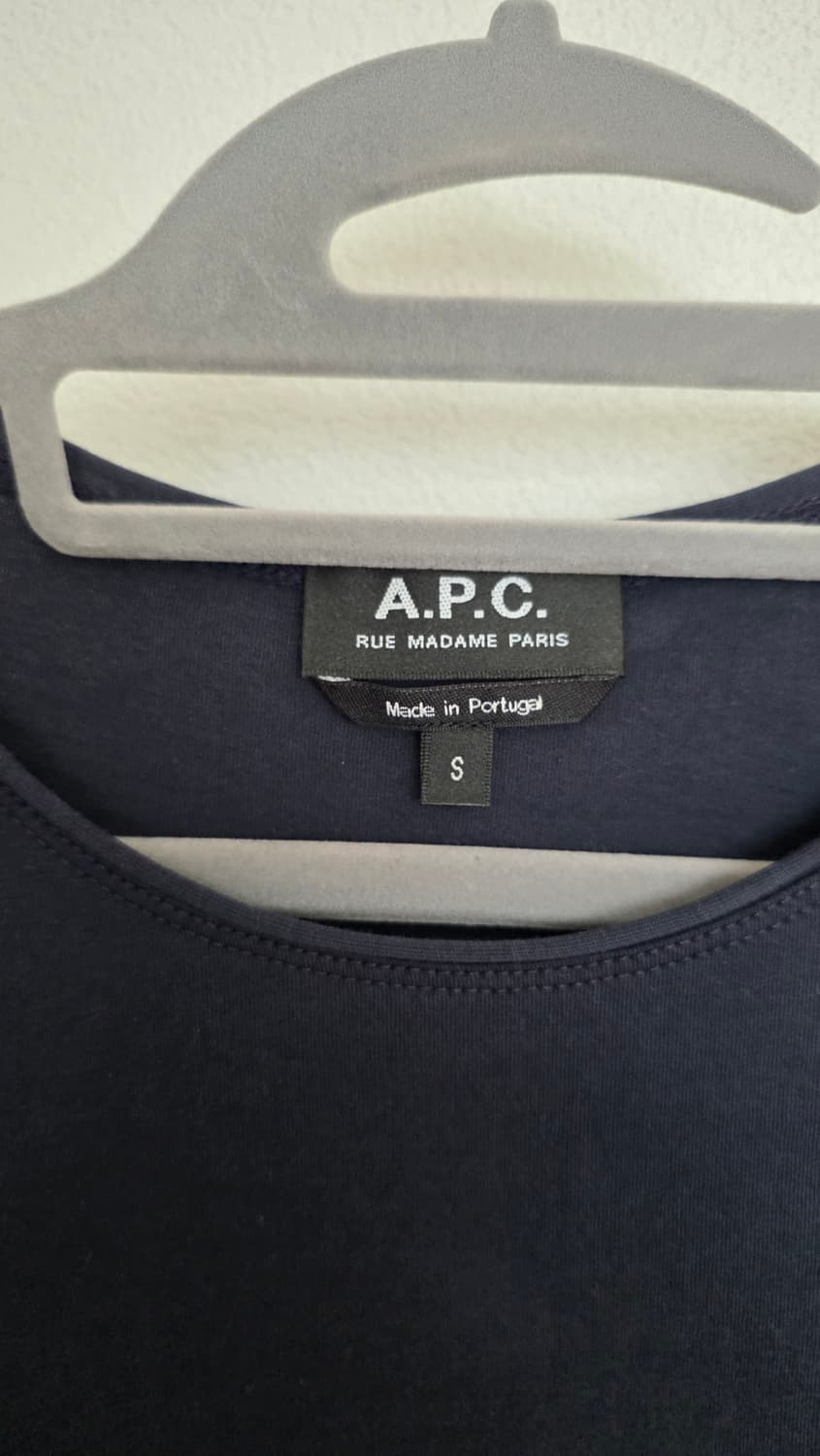 백화점판 / A.P.C. 네이비 V.P.C. 반팔티 S 상품이미지3