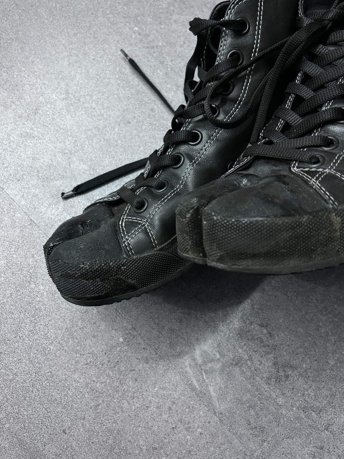 메종 마르지엘라 타비 레더 하이탑 상품이미지7