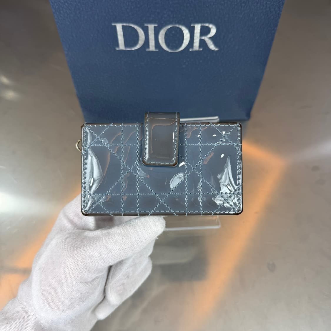 [리오브] 디올 레이디 디올 아코디언 카드지갑 상품이미지2