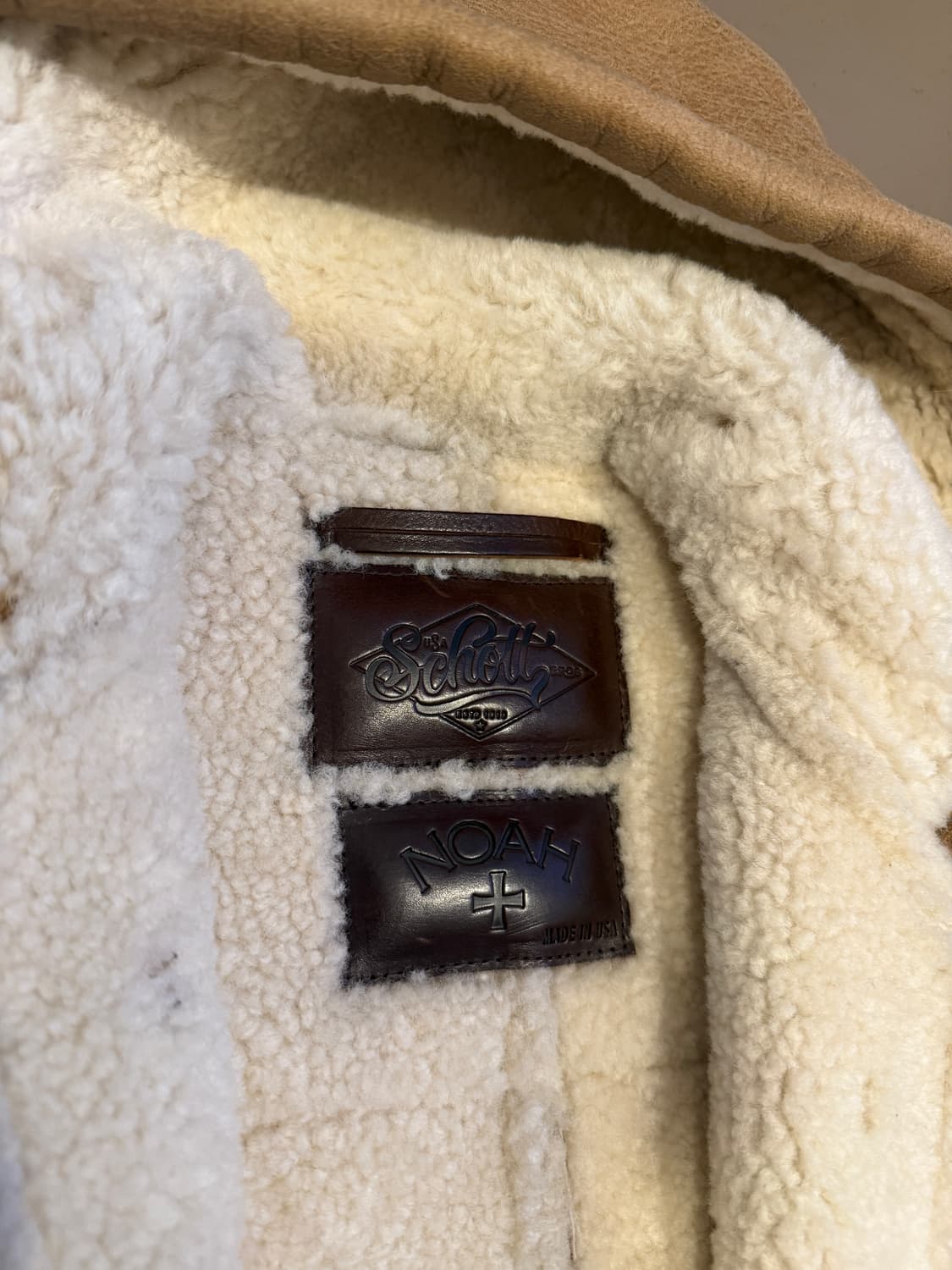 NOAH x SCHOTT shearing duffle coat  상품이미지5