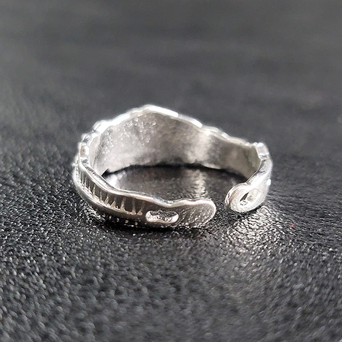 Vineton 실버 남자 엔틱 빈티지 명품 고대 숲 잎 반지 상품이미지3