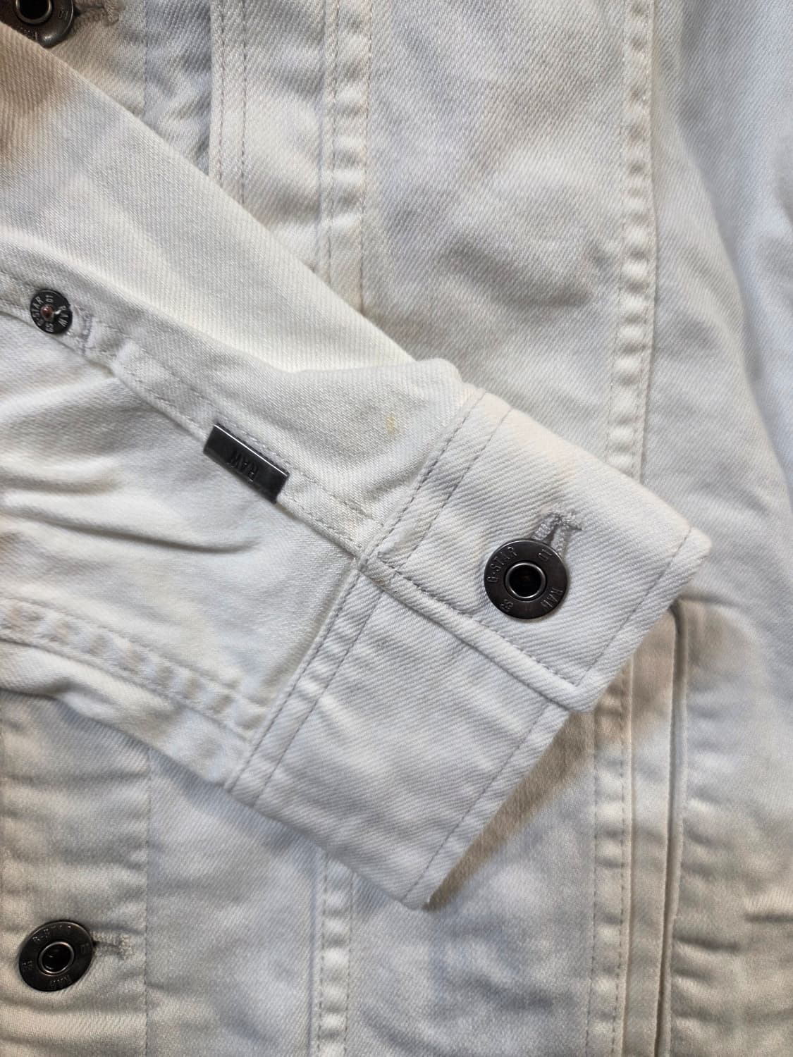 G-Star RAW 화이트 데님 자켓(S)남여공용 상품이미지7