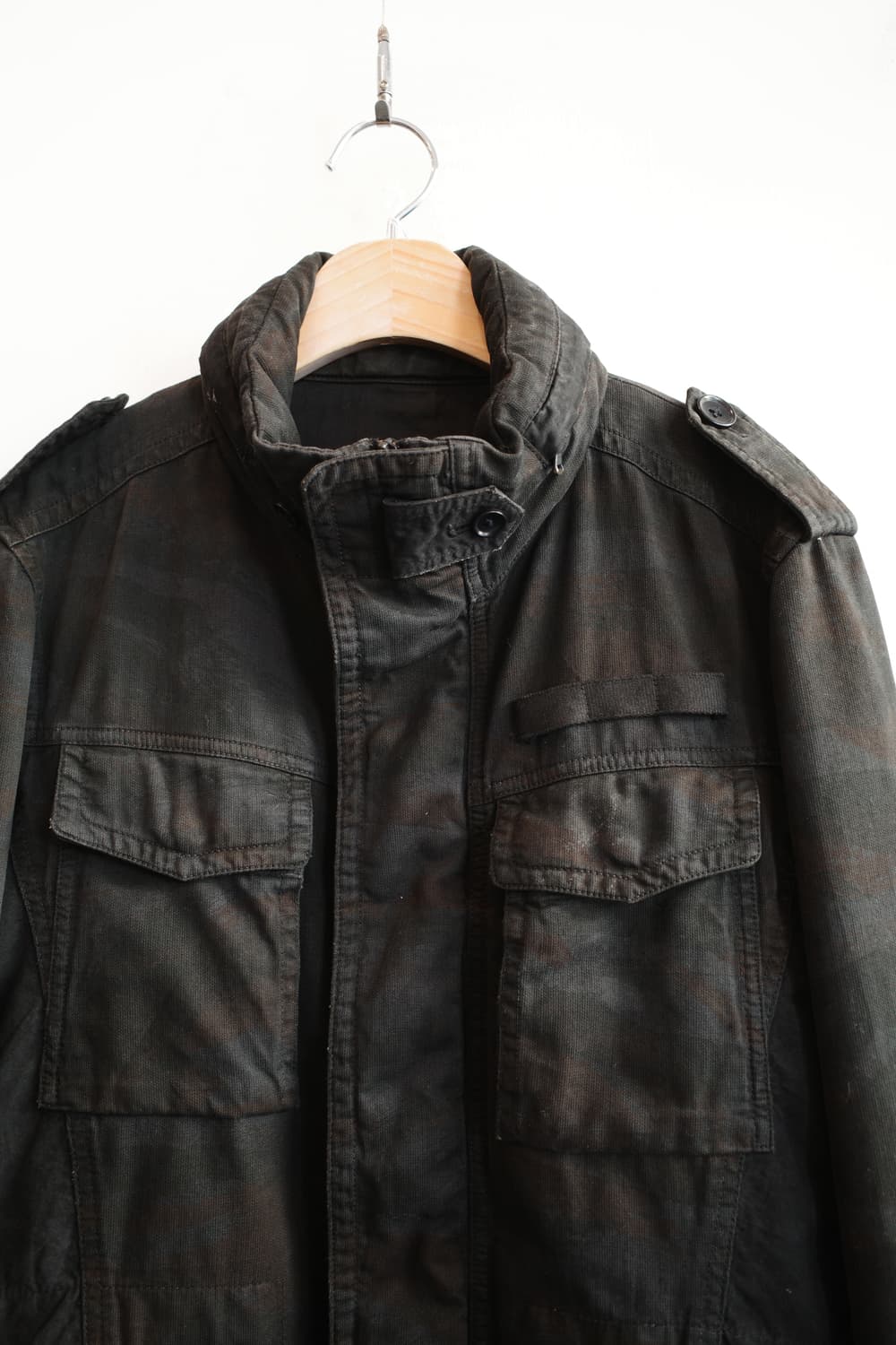 HAIB 카모플라쥬 패턴 투웨이 야상 상품이미지2