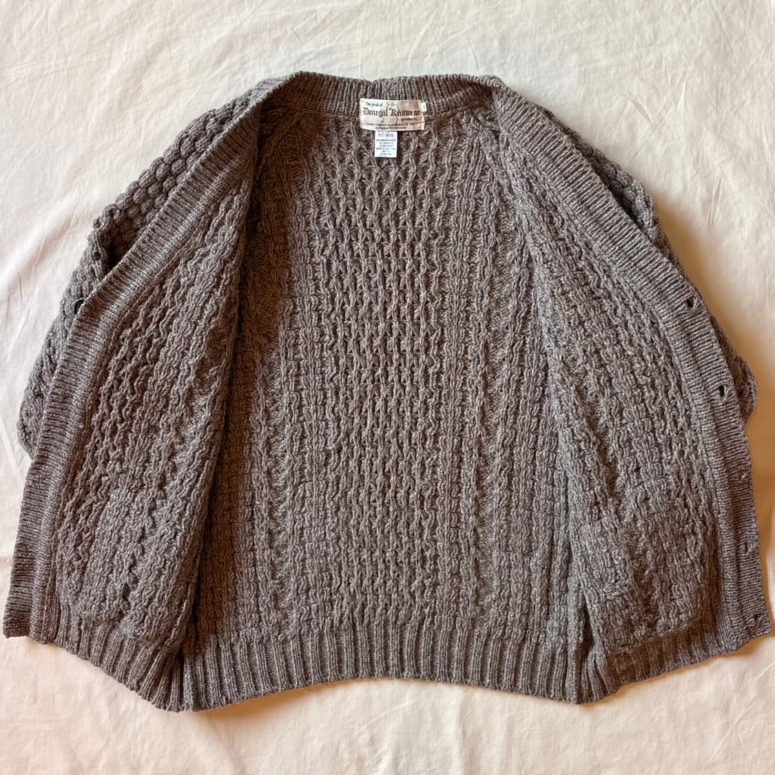 [100-102] 80s Ireland 도네갈 니트웨어 울 아란 니트 상품이미지6