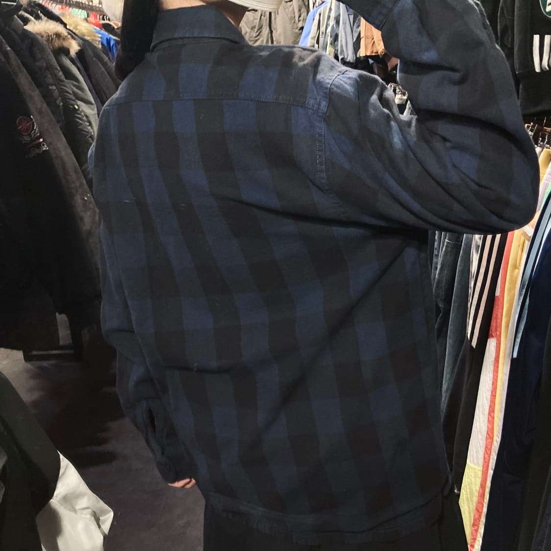 [IM]에디바우어 버팔로 체크 셔츠 네이비 상품이미지6