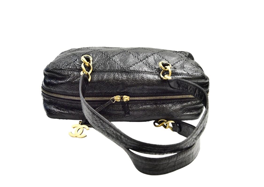 샤넬 레더 볼링백 (정품) 상품이미지8