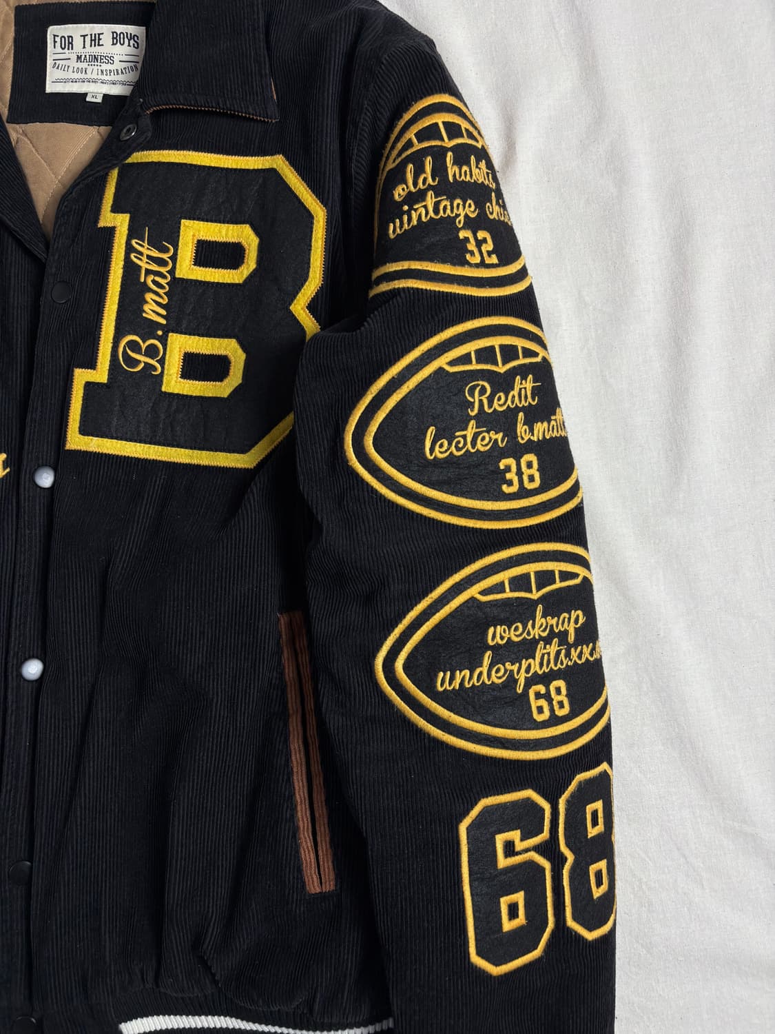 THE MADNESS 더 매드니스 리뉴얼 스타디움 자켓 XL 상품이미지5