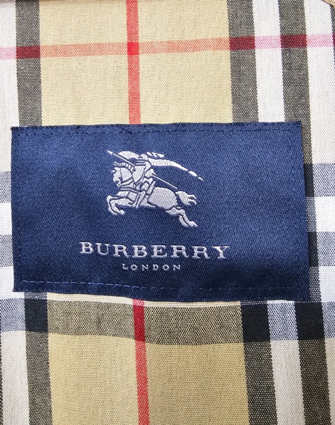 버버리 빈티지 하우스 체크 슬리브 폴리코트 ~95 상품이미지5