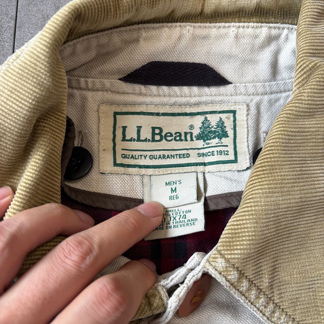 L.L.bean 엘엘빈 아이보리 헌팅 자켓 상품이미지4
