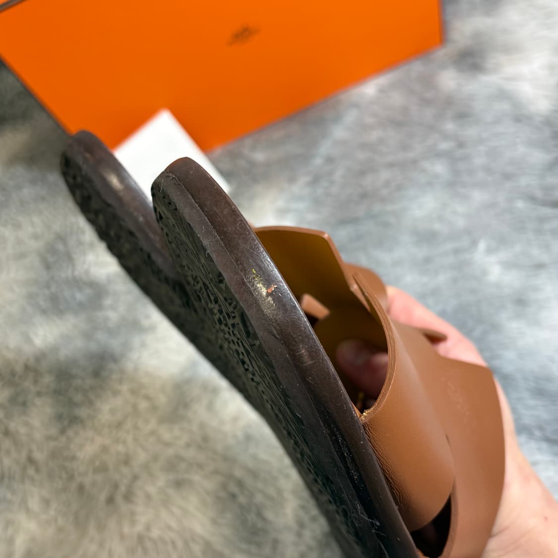 43.5사이즈 에르메스 이즈미르 브라운 상품이미지3