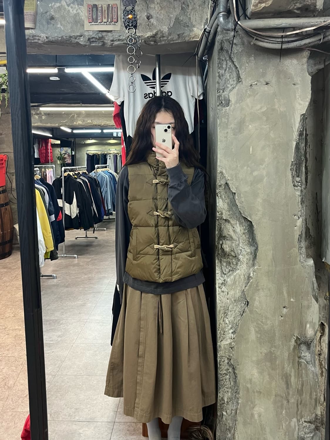 폴로 데님앤서플라이 덕다운 패딩 베스트 브라운 #csz2391  상품이미지2