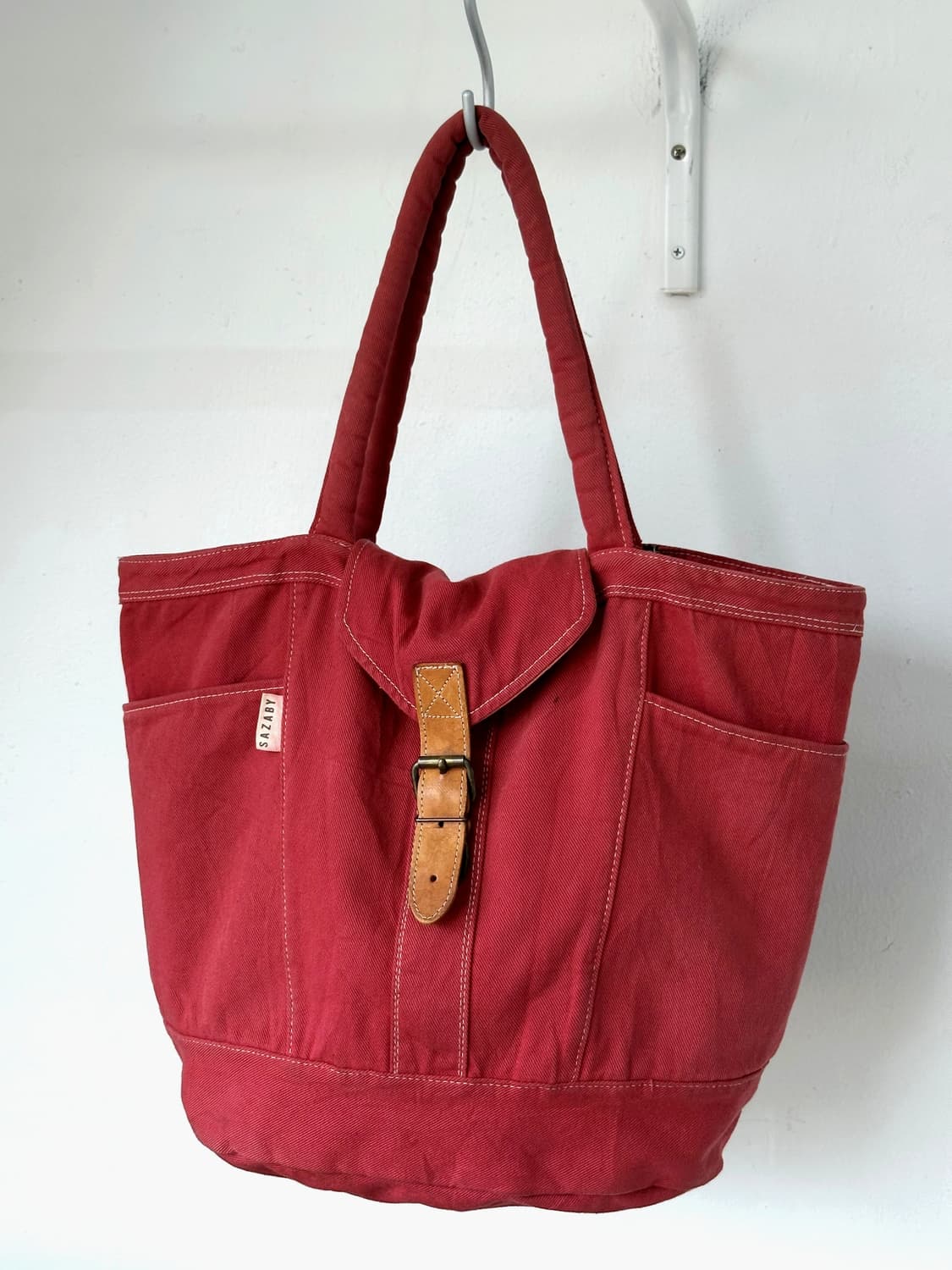 Washed cotton canvas design tool bag 상품이미지7