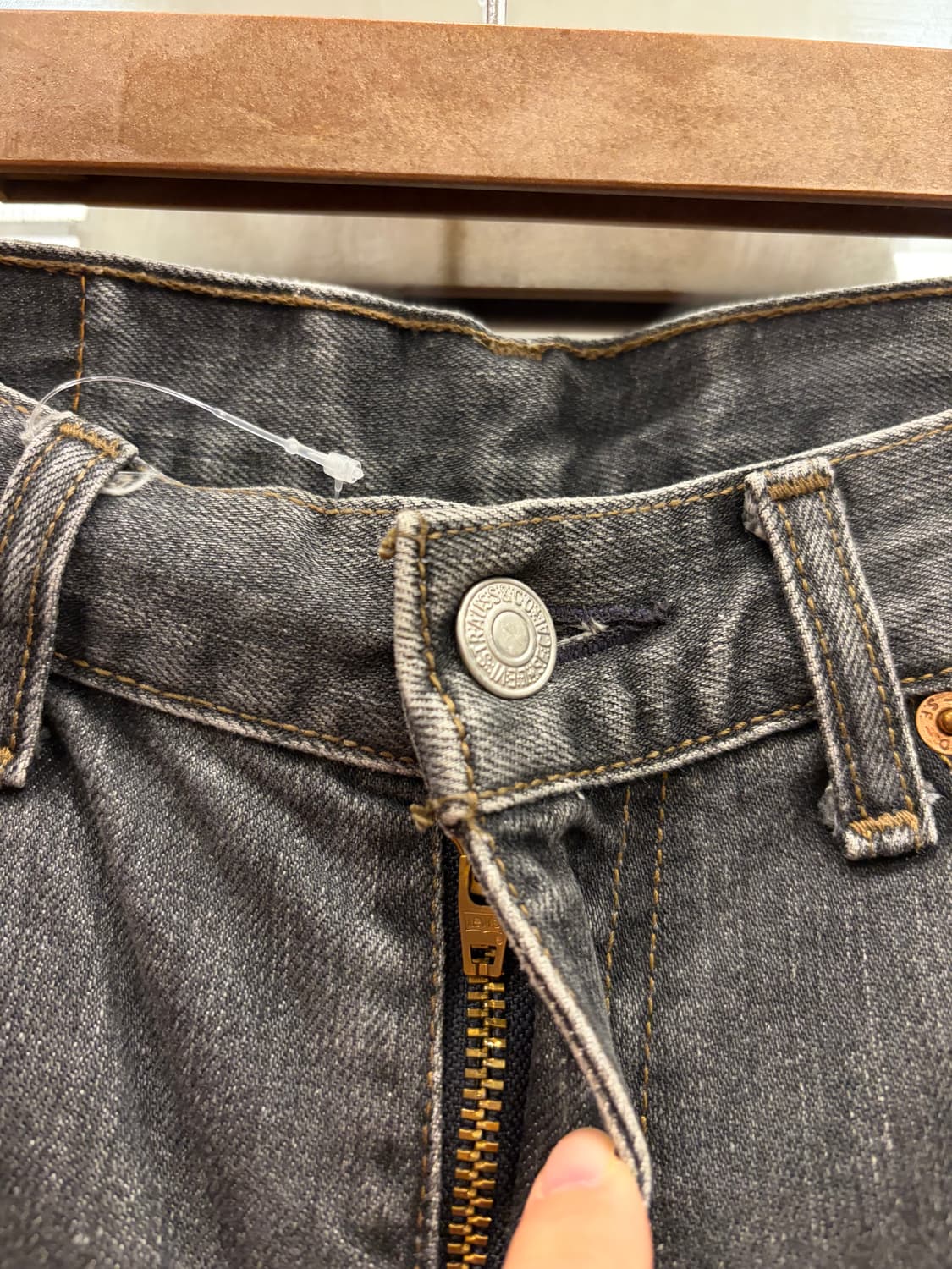 00s Levis 리바이스 503 흑청 데님 팬츠 (29inch) 상품이미지2