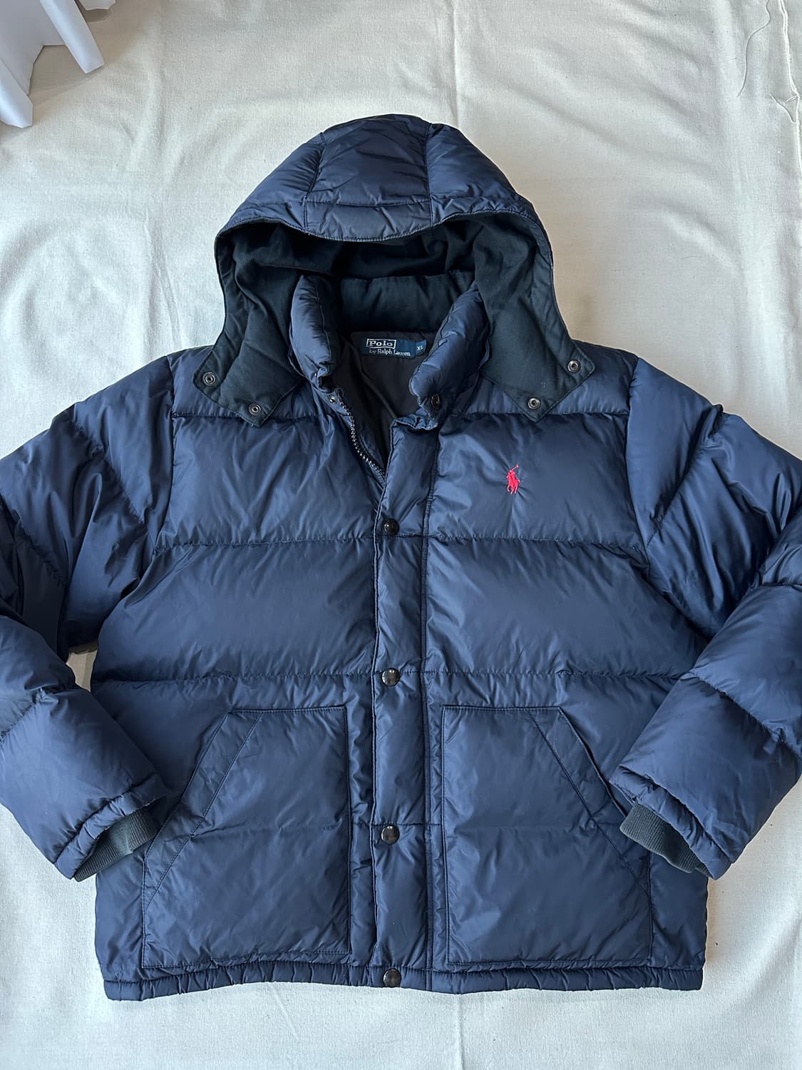폴로 다운 패딩 네이비 XL  상품이미지1
