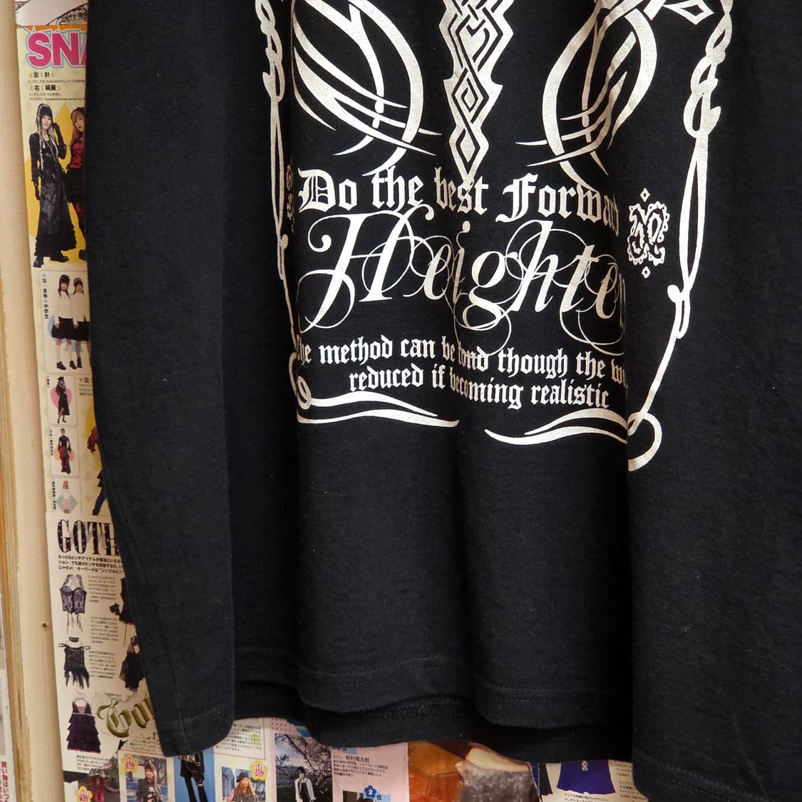 JPN 펑크 프린팅 반팔 상품이미지3