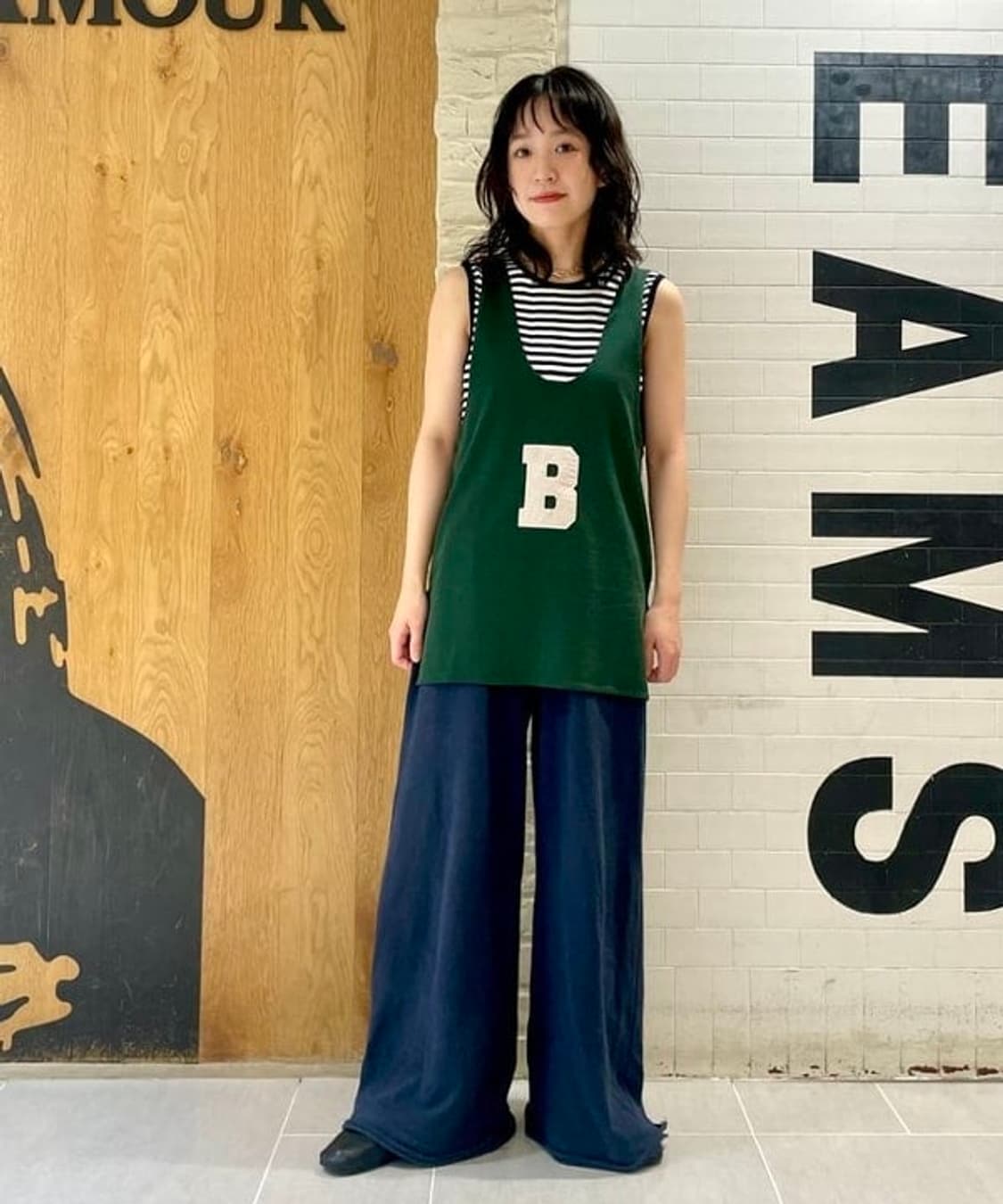 BEAMS BOY Numbering Tank 상품이미지3