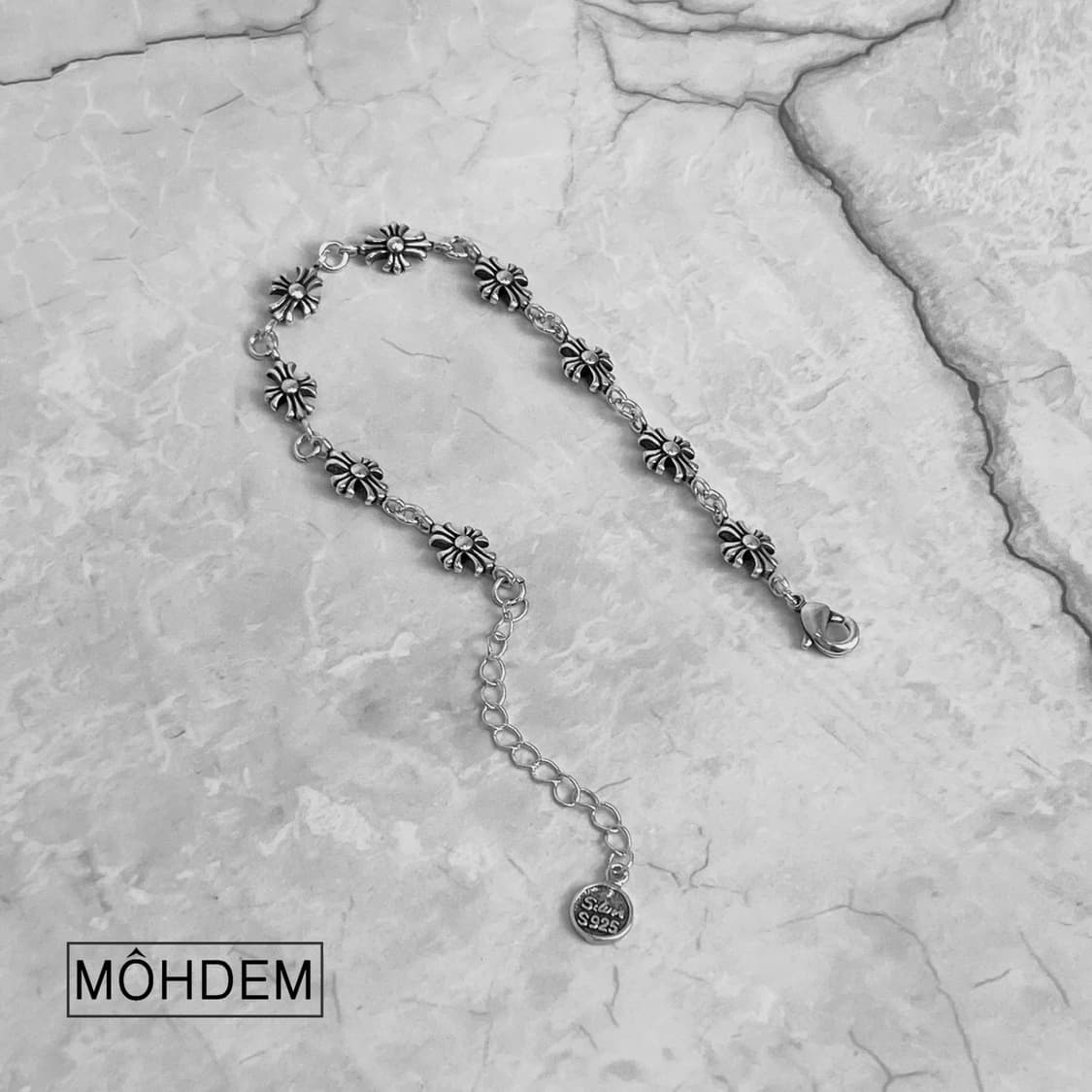 (Unise) 크로스7 실버 체인팔찌 상품이미지5