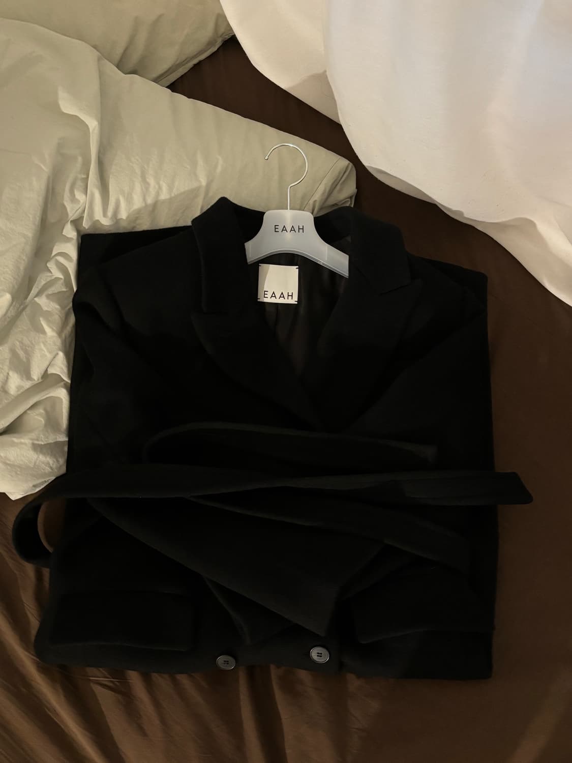 Eaah 이아 오버사이즈 더블코트 상품이미지4