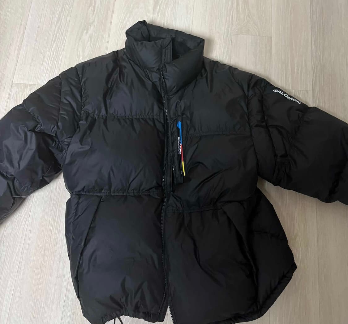 살로몬컨투어 다운 자켓 블랙L 상품이미지1