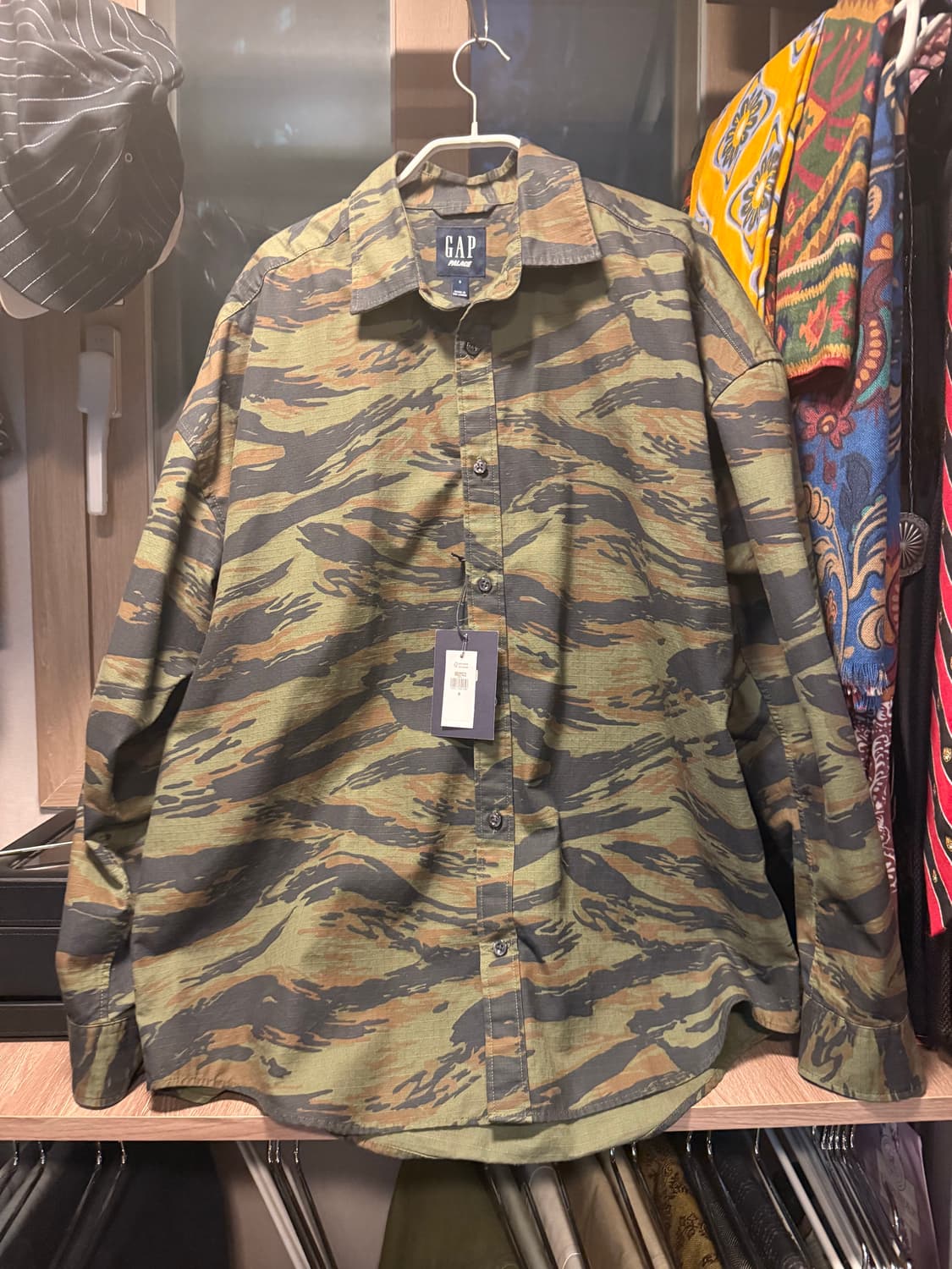 GAP × PALACE 옥스포드 드롭 카모 셔츠 상품이미지5
