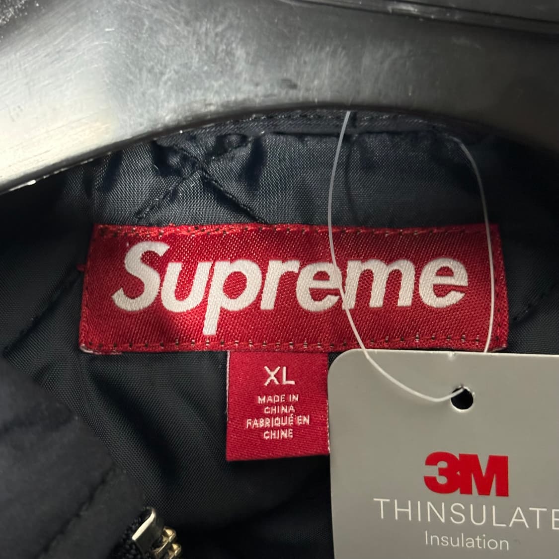 [XL] 슈프림 피스 자수 워크 자켓 네이비 새상품 상품이미지4