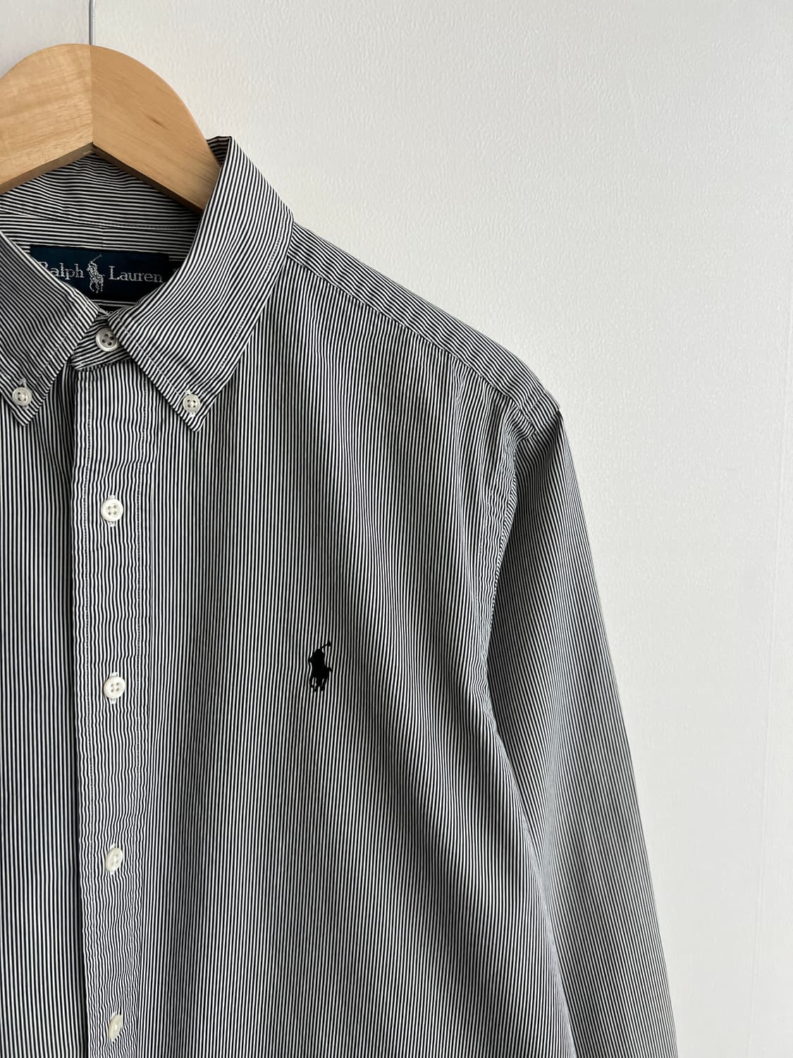 폴로 랄프로렌 블랙 스트라이프 셔츠 100-105 상품이미지4